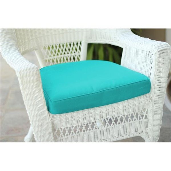 Jeco Jeco FS032-CS Single Chair Cushion; Turquoise FS032-CS